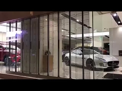 Прозрачный светодиодный экран Прозрачный светодиодный экран Внутреннее наружное стекло Прозрачная светодиодная пленка